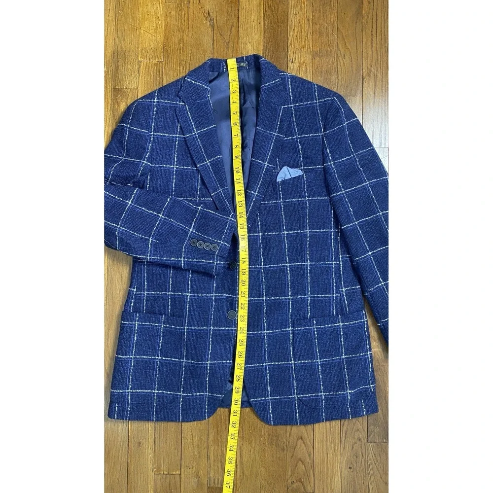 Vitale Barberis Canonico The Society Shop Men's Wool Blazer‎ Jacket Small Batch